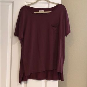 Urban Outfitters maroon tee